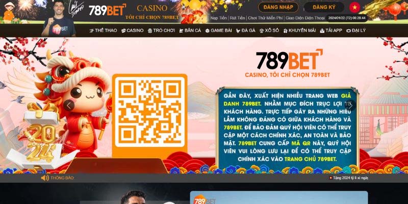 Cảnh báo lừa đảo tại trang chủ 789bet